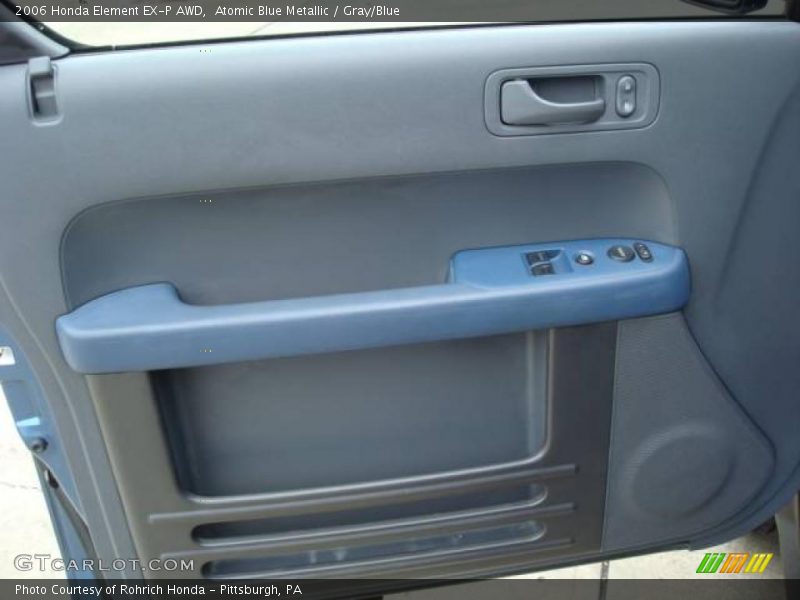 Atomic Blue Metallic / Gray/Blue 2006 Honda Element EX-P AWD