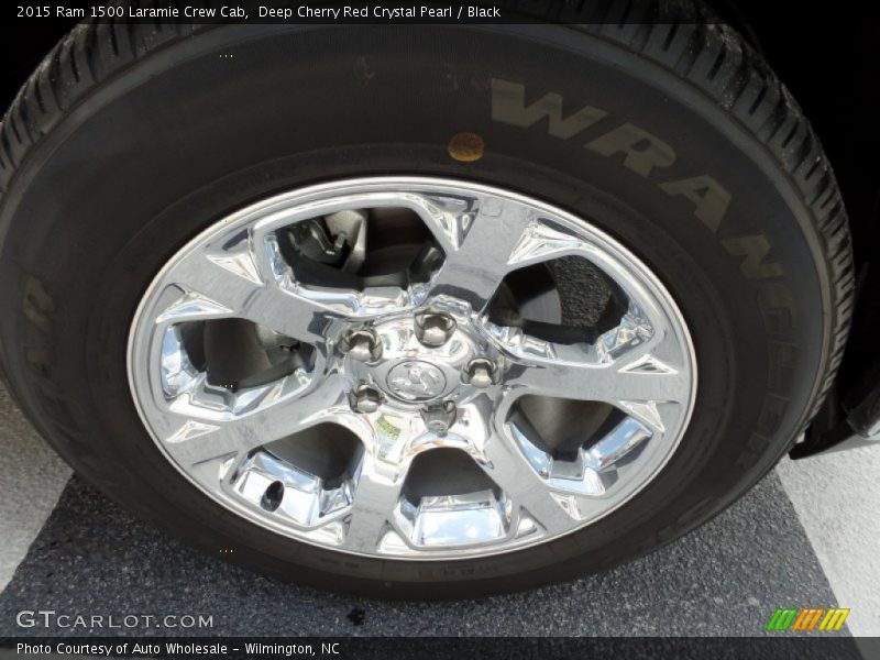 Deep Cherry Red Crystal Pearl / Black 2015 Ram 1500 Laramie Crew Cab