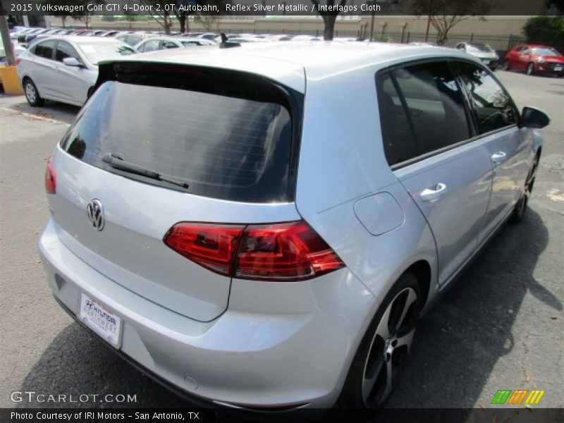 Reflex Silver Metallic / Interlagos Cloth 2015 Volkswagen Golf GTI 4-Door 2.0T Autobahn