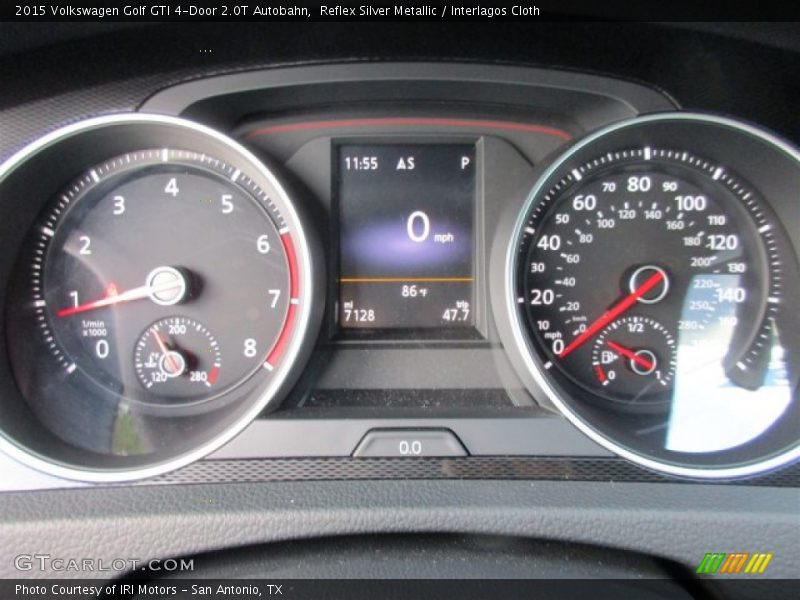 Reflex Silver Metallic / Interlagos Cloth 2015 Volkswagen Golf GTI 4-Door 2.0T Autobahn