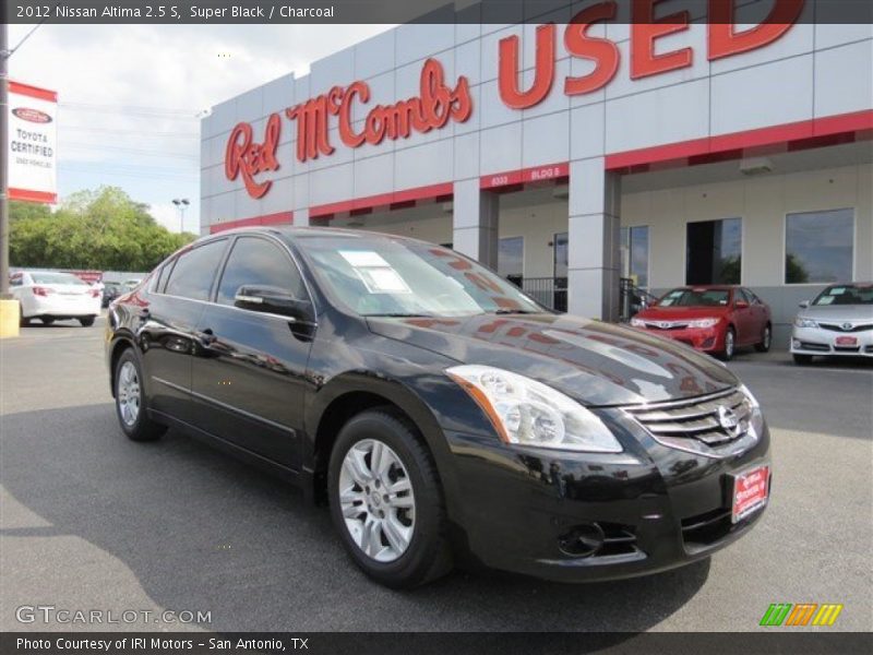 Super Black / Charcoal 2012 Nissan Altima 2.5 S