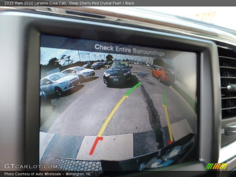 Deep Cherry Red Crystal Pearl / Black 2015 Ram 1500 Laramie Crew Cab