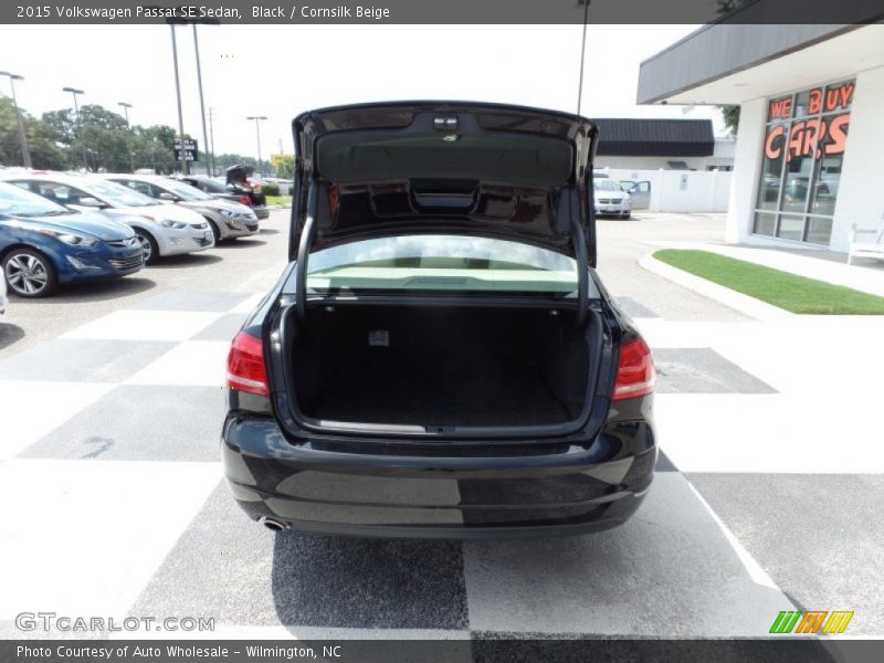Black / Cornsilk Beige 2015 Volkswagen Passat SE Sedan