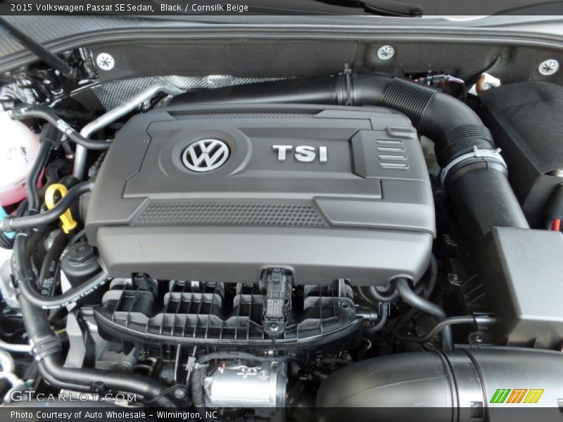 Black / Cornsilk Beige 2015 Volkswagen Passat SE Sedan