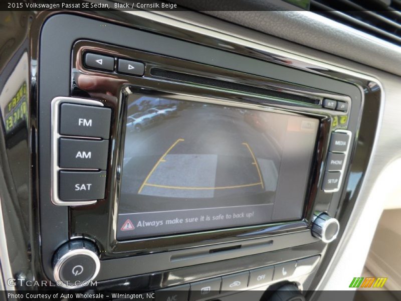 Black / Cornsilk Beige 2015 Volkswagen Passat SE Sedan