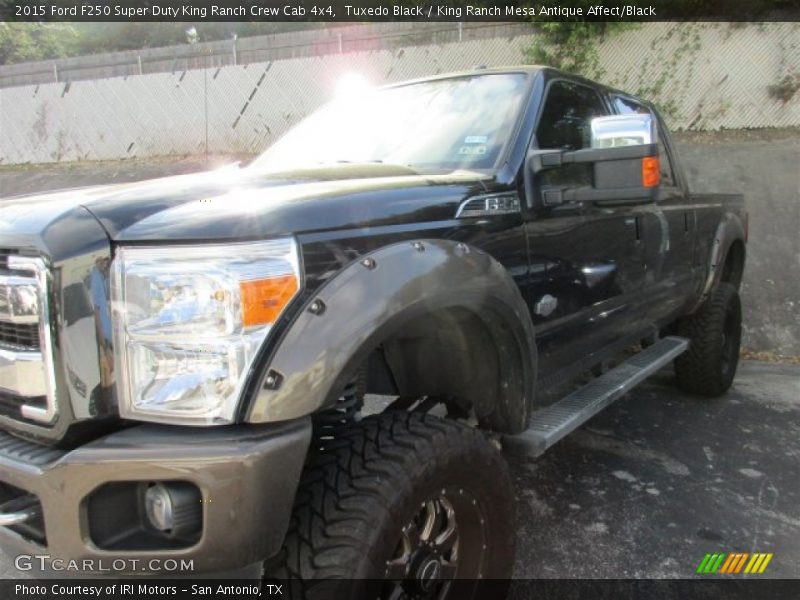 Tuxedo Black / King Ranch Mesa Antique Affect/Black 2015 Ford F250 Super Duty King Ranch Crew Cab 4x4