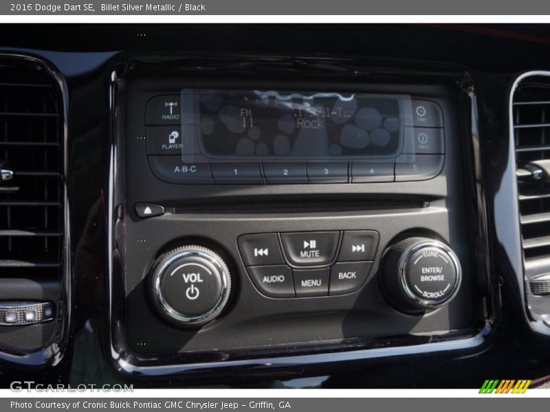Billet Silver Metallic / Black 2016 Dodge Dart SE