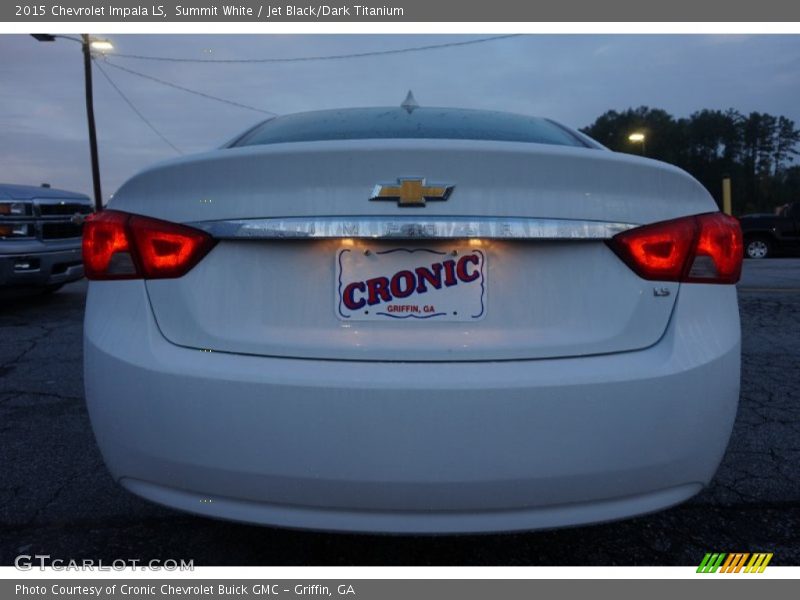 Summit White / Jet Black/Dark Titanium 2015 Chevrolet Impala LS