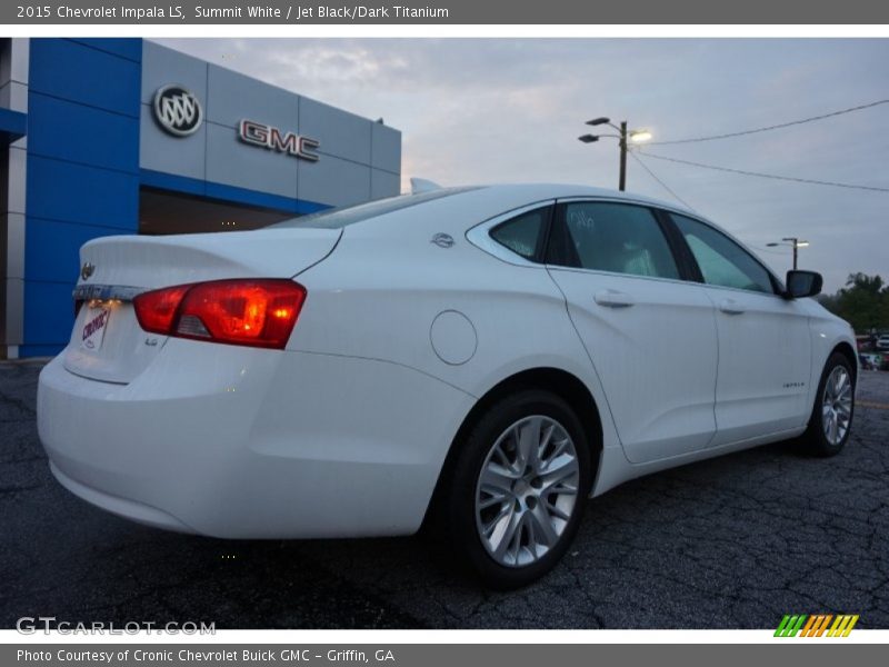 Summit White / Jet Black/Dark Titanium 2015 Chevrolet Impala LS