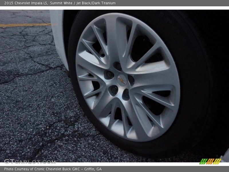 Summit White / Jet Black/Dark Titanium 2015 Chevrolet Impala LS