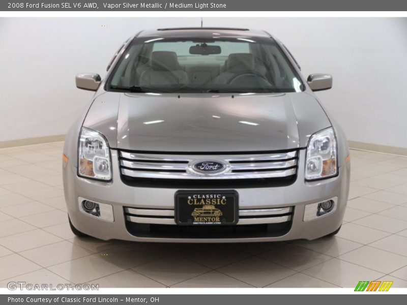 Vapor Silver Metallic / Medium Light Stone 2008 Ford Fusion SEL V6 AWD