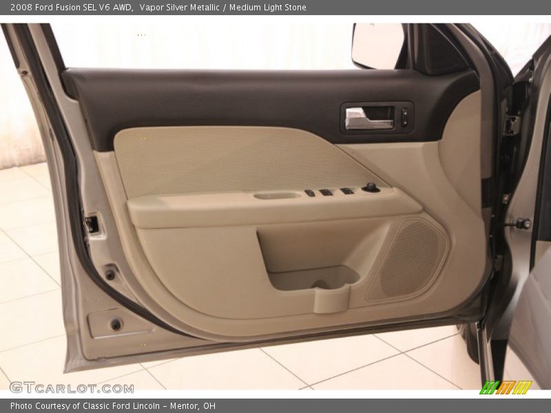 Vapor Silver Metallic / Medium Light Stone 2008 Ford Fusion SEL V6 AWD