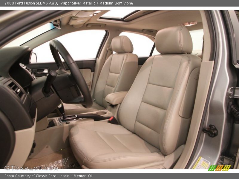 Vapor Silver Metallic / Medium Light Stone 2008 Ford Fusion SEL V6 AWD