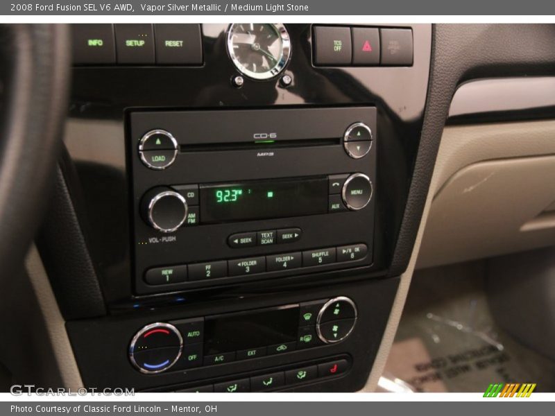 Vapor Silver Metallic / Medium Light Stone 2008 Ford Fusion SEL V6 AWD
