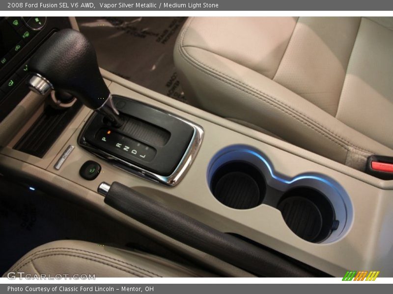 Vapor Silver Metallic / Medium Light Stone 2008 Ford Fusion SEL V6 AWD