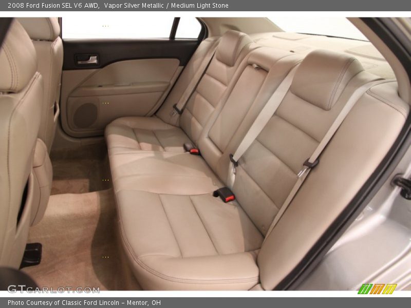 Vapor Silver Metallic / Medium Light Stone 2008 Ford Fusion SEL V6 AWD