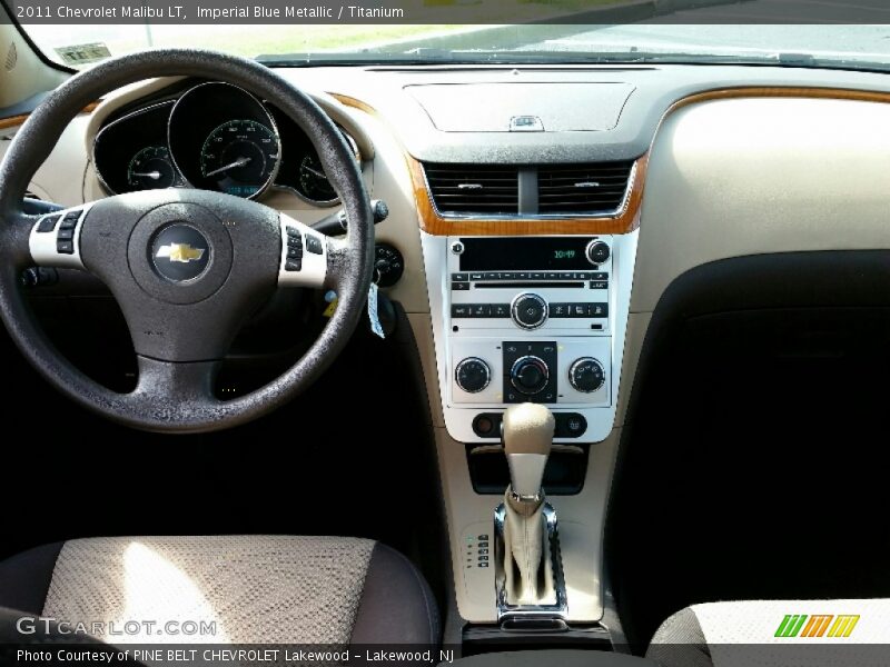 Imperial Blue Metallic / Titanium 2011 Chevrolet Malibu LT