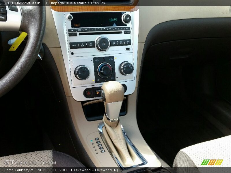 Imperial Blue Metallic / Titanium 2011 Chevrolet Malibu LT