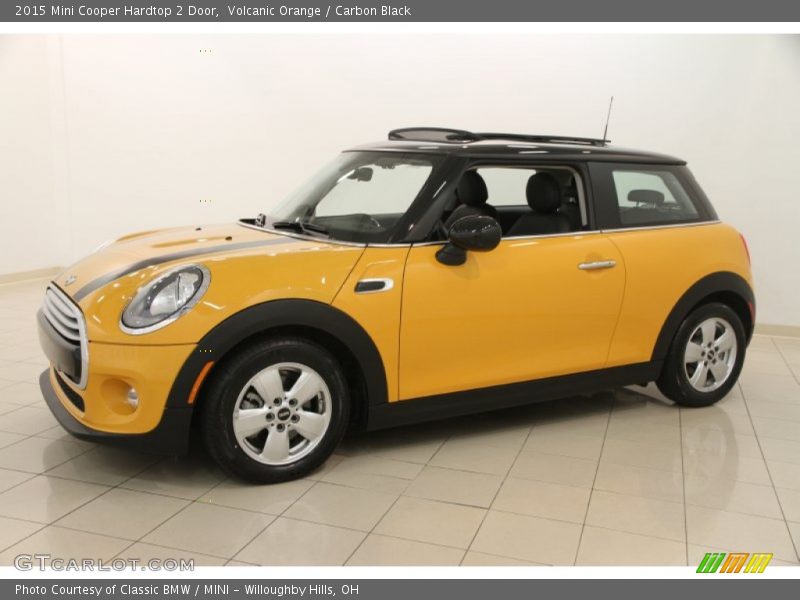 Volcanic Orange / Carbon Black 2015 Mini Cooper Hardtop 2 Door