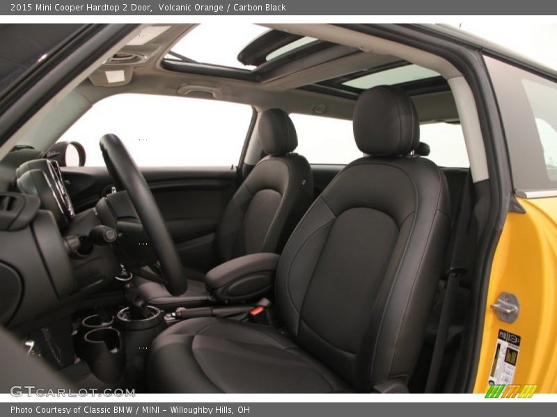Volcanic Orange / Carbon Black 2015 Mini Cooper Hardtop 2 Door