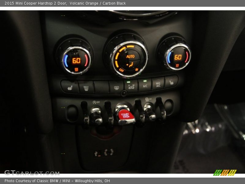 Volcanic Orange / Carbon Black 2015 Mini Cooper Hardtop 2 Door