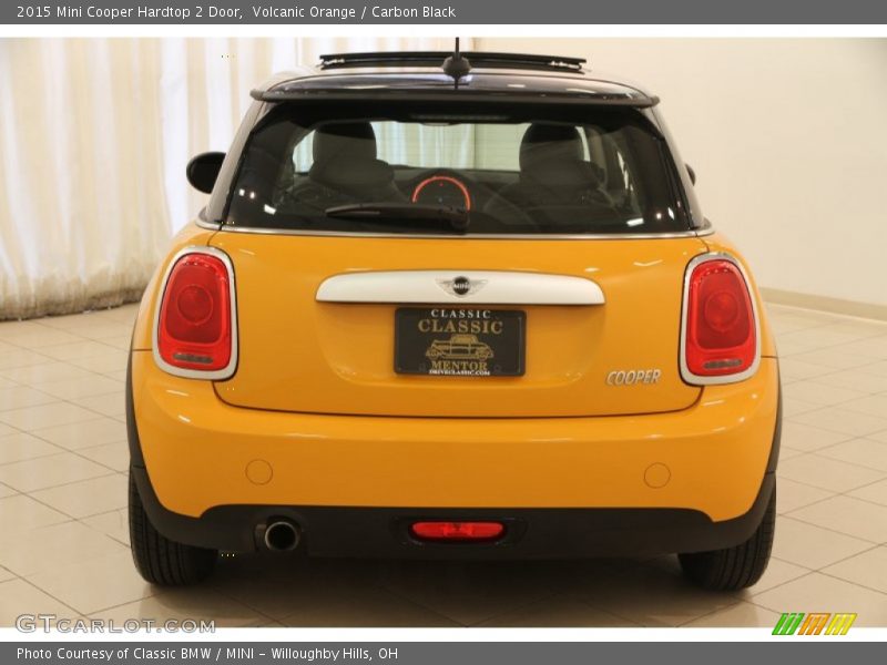 Volcanic Orange / Carbon Black 2015 Mini Cooper Hardtop 2 Door