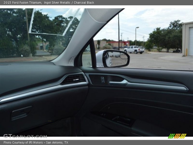 Ingot Silver Metallic / Charcoal Black 2015 Ford Fusion Titanium