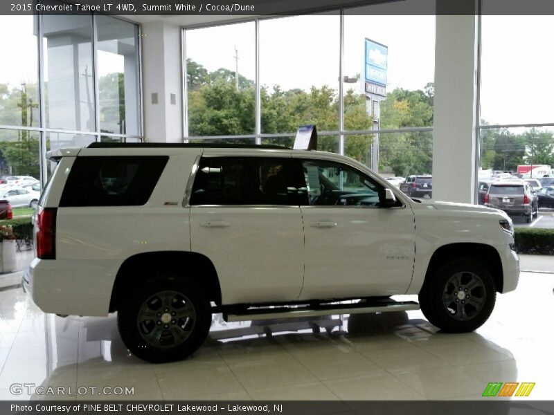 Summit White / Cocoa/Dune 2015 Chevrolet Tahoe LT 4WD