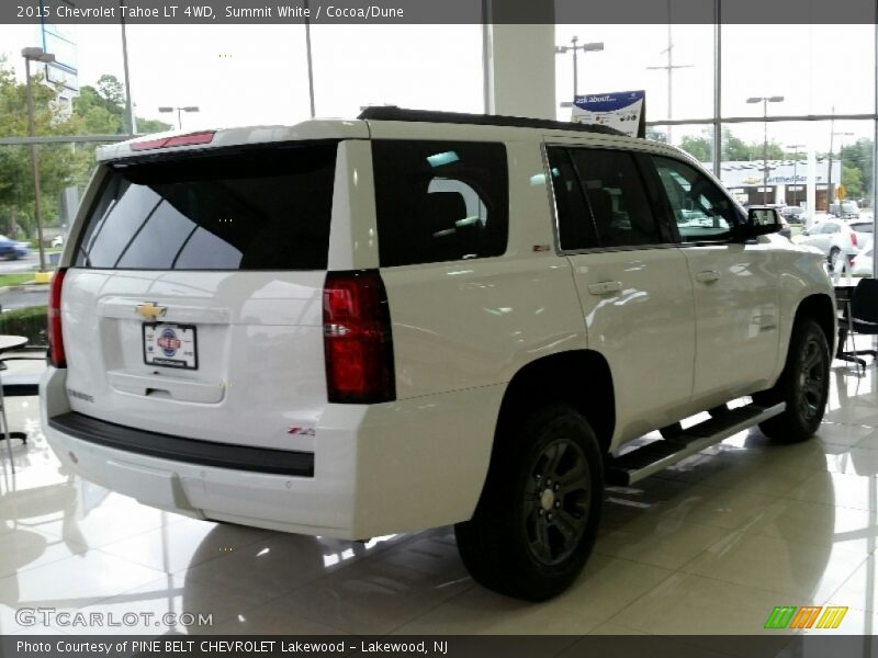 Summit White / Cocoa/Dune 2015 Chevrolet Tahoe LT 4WD