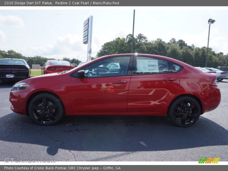 Redline 2 Coat Pearl / Black/Ruby Red 2016 Dodge Dart SXT Rallye