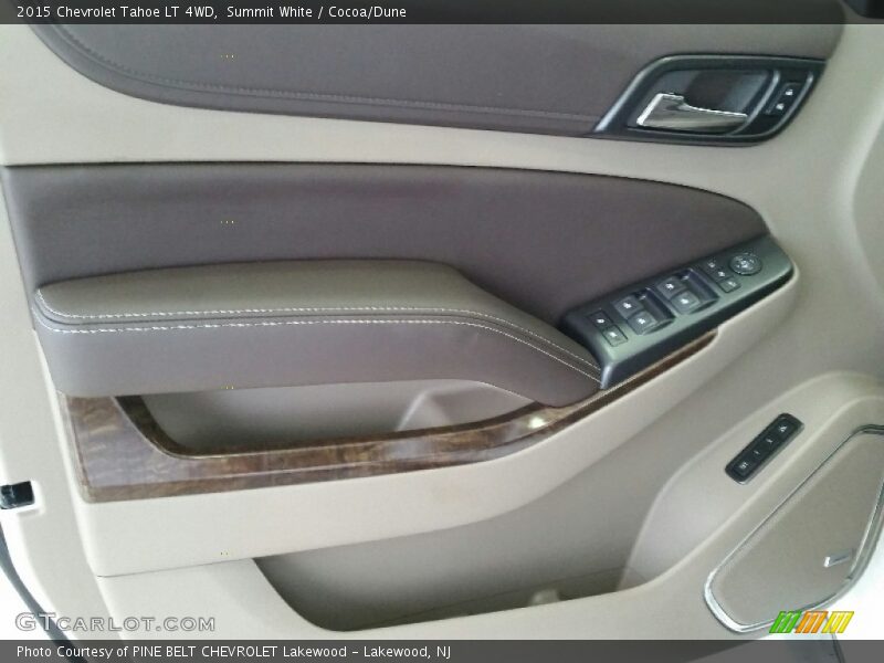 Summit White / Cocoa/Dune 2015 Chevrolet Tahoe LT 4WD