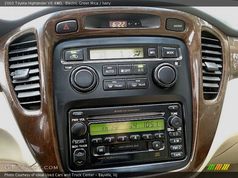 Electric Green Mica / Ivory 2003 Toyota Highlander V6 4WD