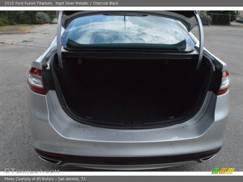 Ingot Silver Metallic / Charcoal Black 2015 Ford Fusion Titanium