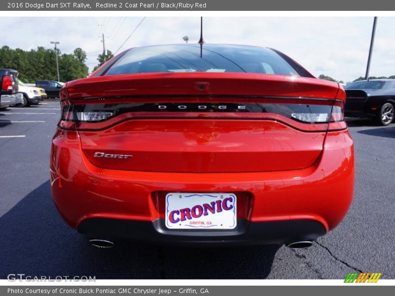 Redline 2 Coat Pearl / Black/Ruby Red 2016 Dodge Dart SXT Rallye