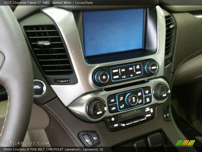 Summit White / Cocoa/Dune 2015 Chevrolet Tahoe LT 4WD