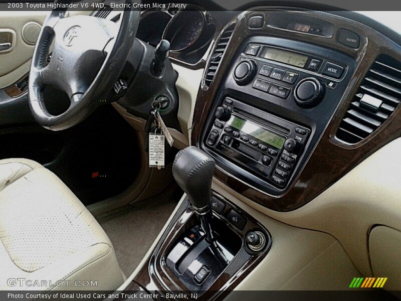 Electric Green Mica / Ivory 2003 Toyota Highlander V6 4WD