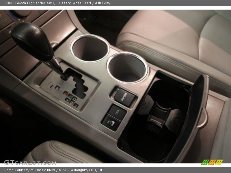 Blizzard White Pearl / Ash Gray 2008 Toyota Highlander 4WD