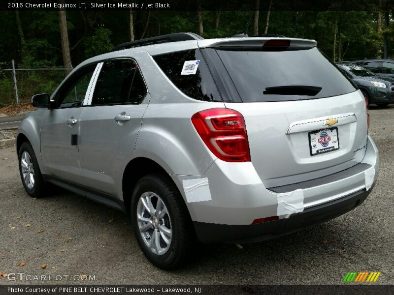 Silver Ice Metallic / Jet Black 2016 Chevrolet Equinox LT
