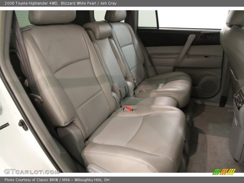 Blizzard White Pearl / Ash Gray 2008 Toyota Highlander 4WD