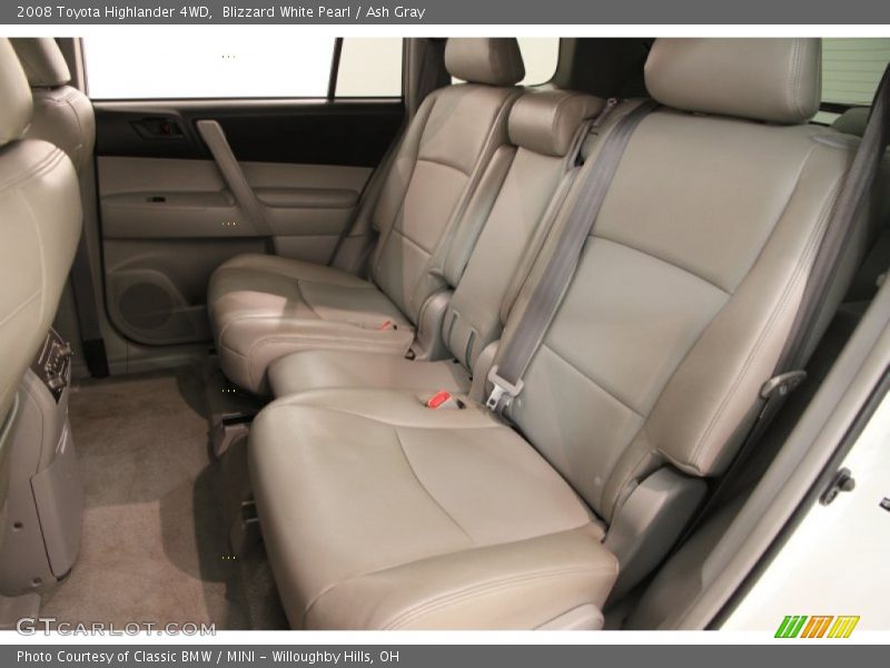 Blizzard White Pearl / Ash Gray 2008 Toyota Highlander 4WD