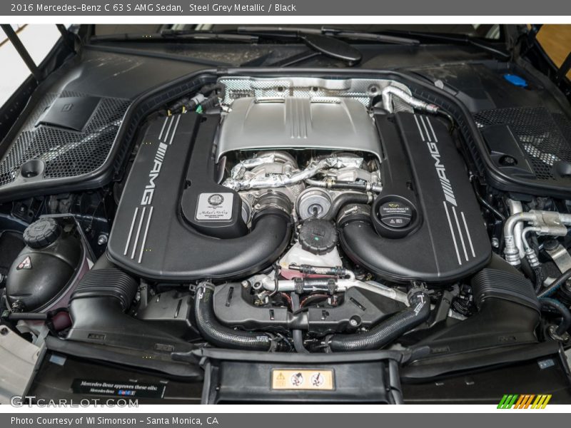  2016 C 63 S AMG Sedan Engine - 4.0 Liter AMG DI biturbo DOHC 32-Valve VVT V8