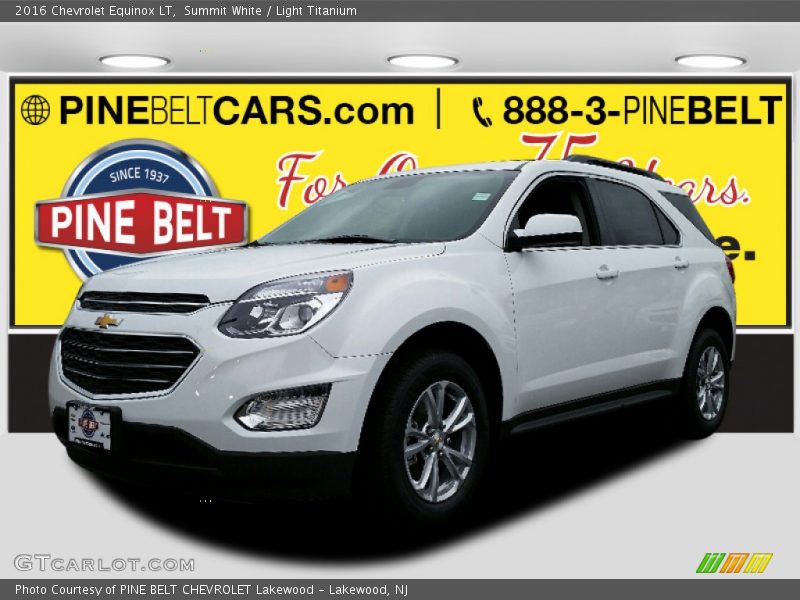 Summit White / Light Titanium 2016 Chevrolet Equinox LT