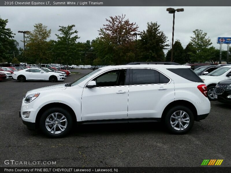 Summit White / Light Titanium 2016 Chevrolet Equinox LT