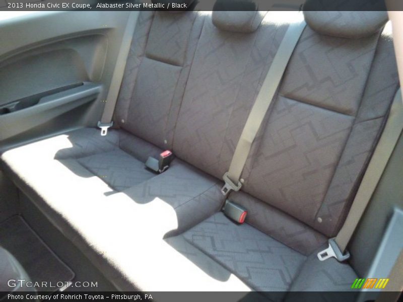 Alabaster Silver Metallic / Black 2013 Honda Civic EX Coupe