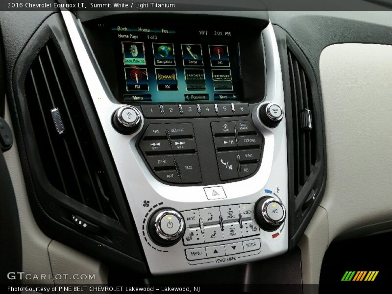 Summit White / Light Titanium 2016 Chevrolet Equinox LT