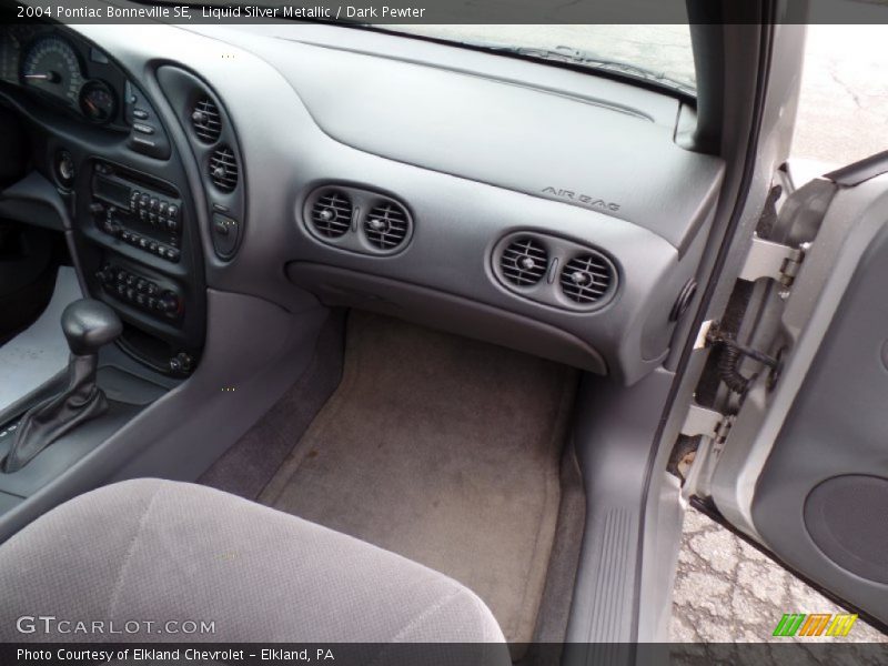 Liquid Silver Metallic / Dark Pewter 2004 Pontiac Bonneville SE