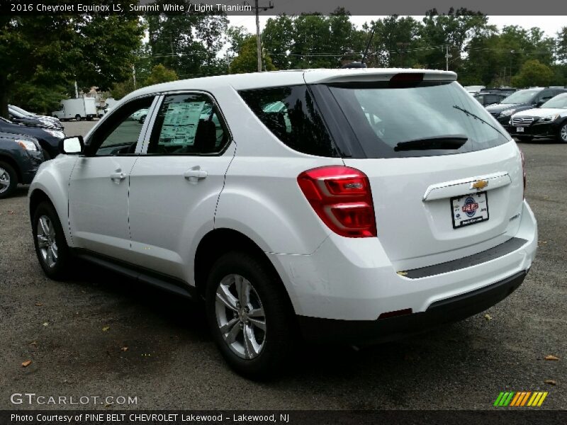 Summit White / Light Titanium 2016 Chevrolet Equinox LS