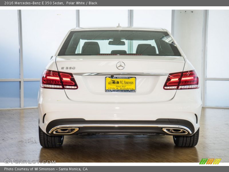 Polar White / Black 2016 Mercedes-Benz E 350 Sedan