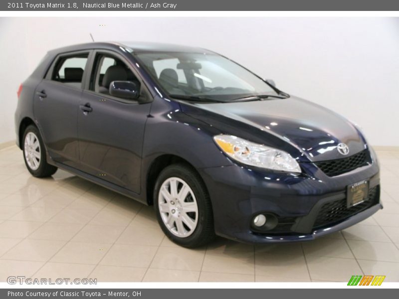 Nautical Blue Metallic / Ash Gray 2011 Toyota Matrix 1.8