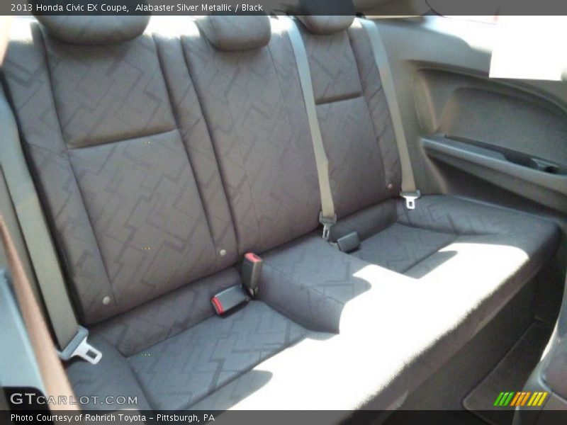 Alabaster Silver Metallic / Black 2013 Honda Civic EX Coupe